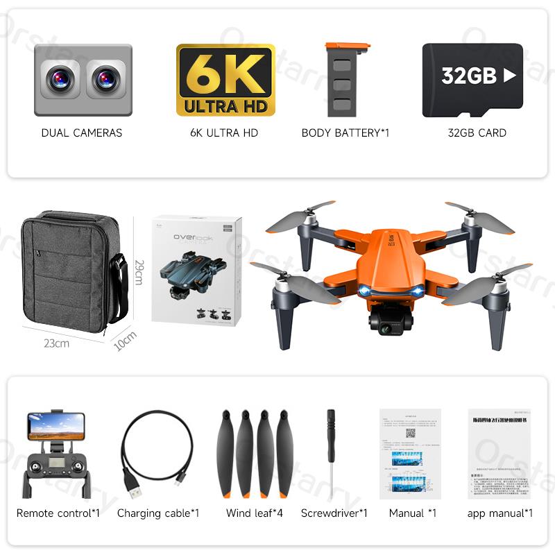 RG106 Professional Drone Wide Angle Lens 8K UHD Video Recording Smart Drone