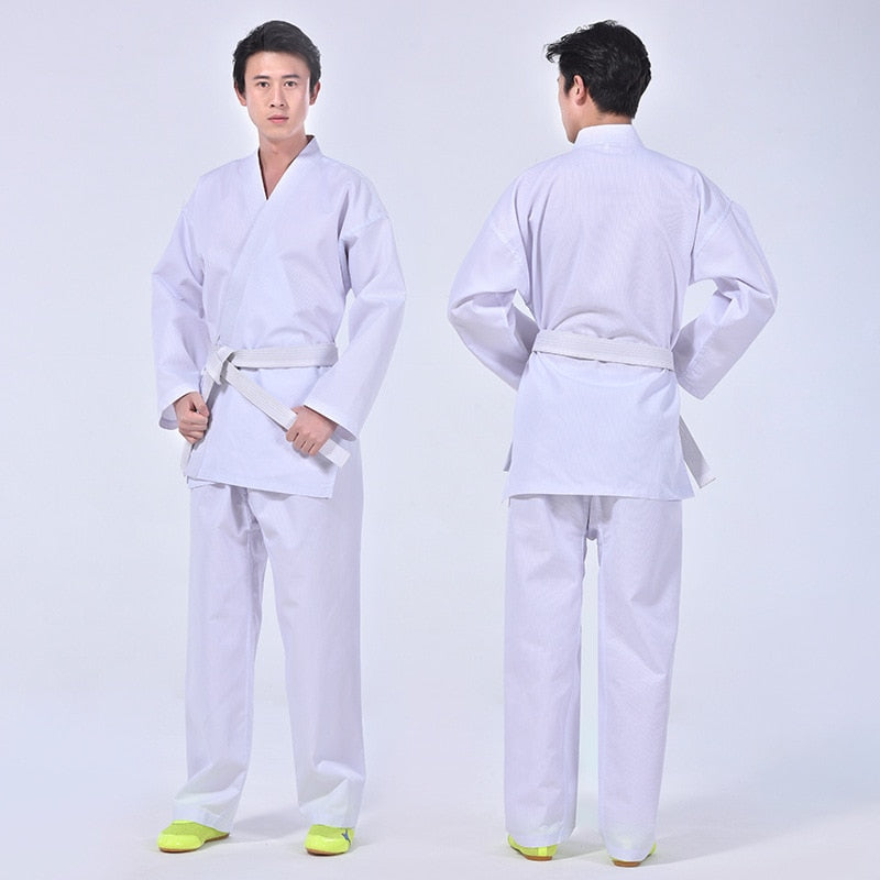 Martial Art Traditioinal Karate White Uniform With Belt