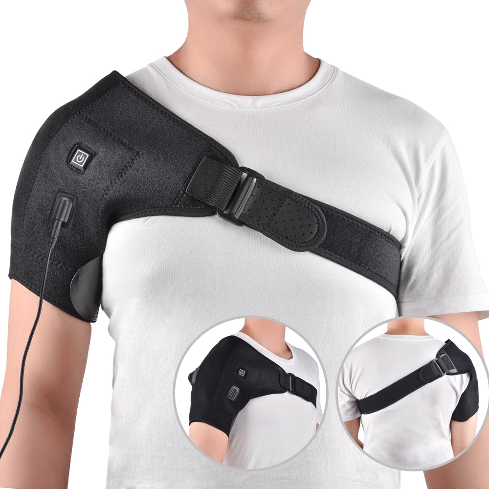 Electric Heat Therapy Shoulder Support Brace