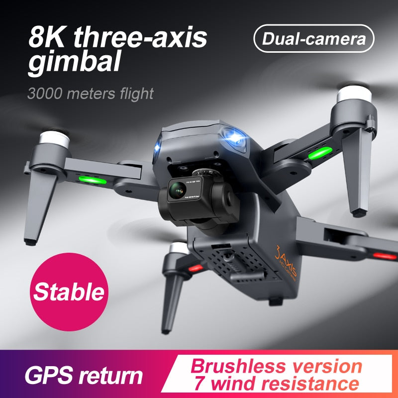 RG106 Professional Drone Wide Angle Lens 8K UHD Video Recording Smart Drone