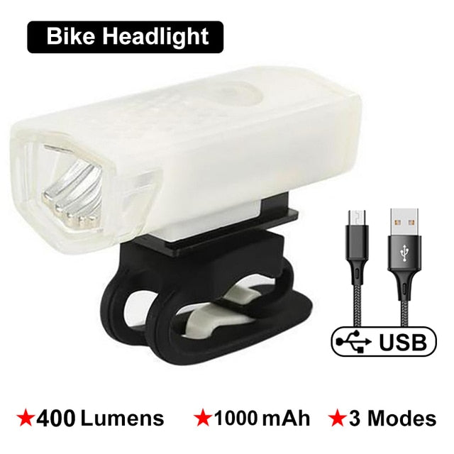 Bicycle Accessory Front Headlight Rechargeable Lantern Lamp