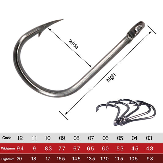 FISHING Hooks Carbon Steel 600/1000 pcs Box