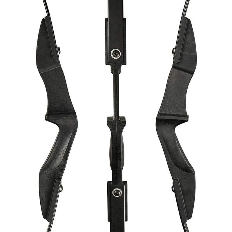 Archery 57 Recurve BLACK Bow Set Left/Right Hand 20-40 Lbs