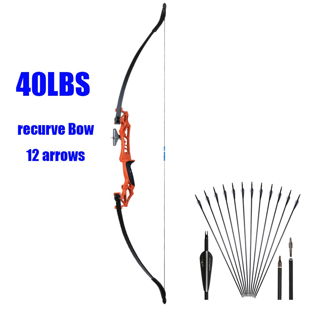 Archery Huntingdoor Recurve Hunting Bow Set 30-40 Lbs