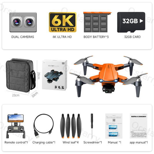 RG106 Professional Drone Wide Angle Lens 8K UHD Video Recording Smart Drone