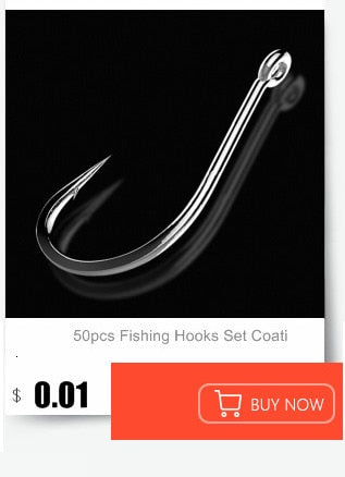 FISHING Hooks Long Shank 50 pcs