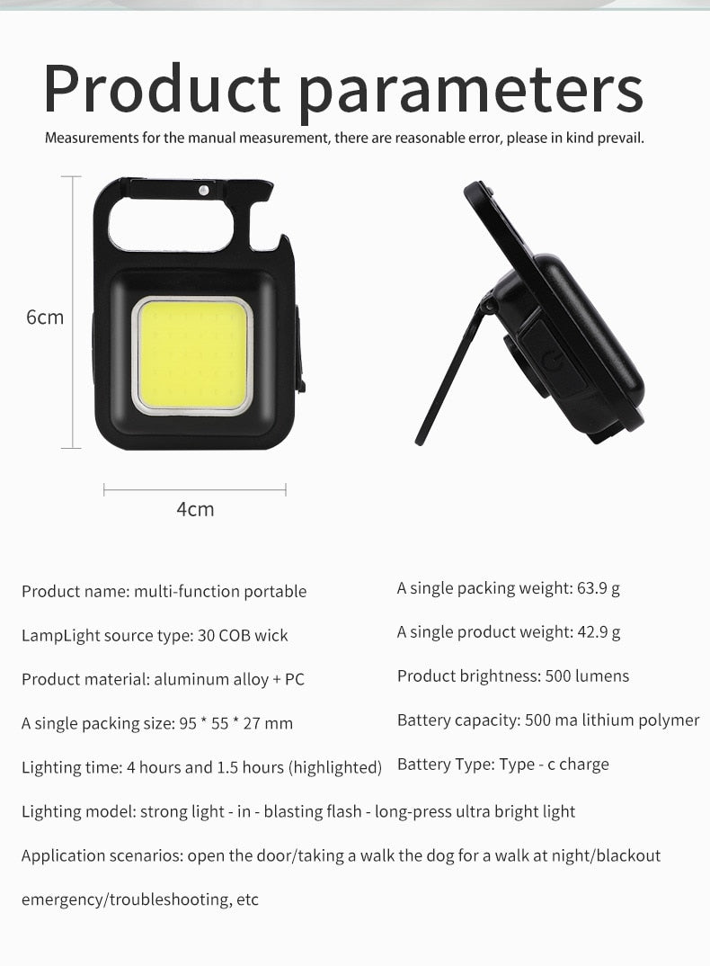 Camping Rechargeable Portable Lanterns Light 1-5 pc Packages