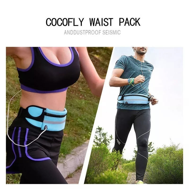 Sport Fitness Canvas Jogging Waistband Belt Bag Women/Men