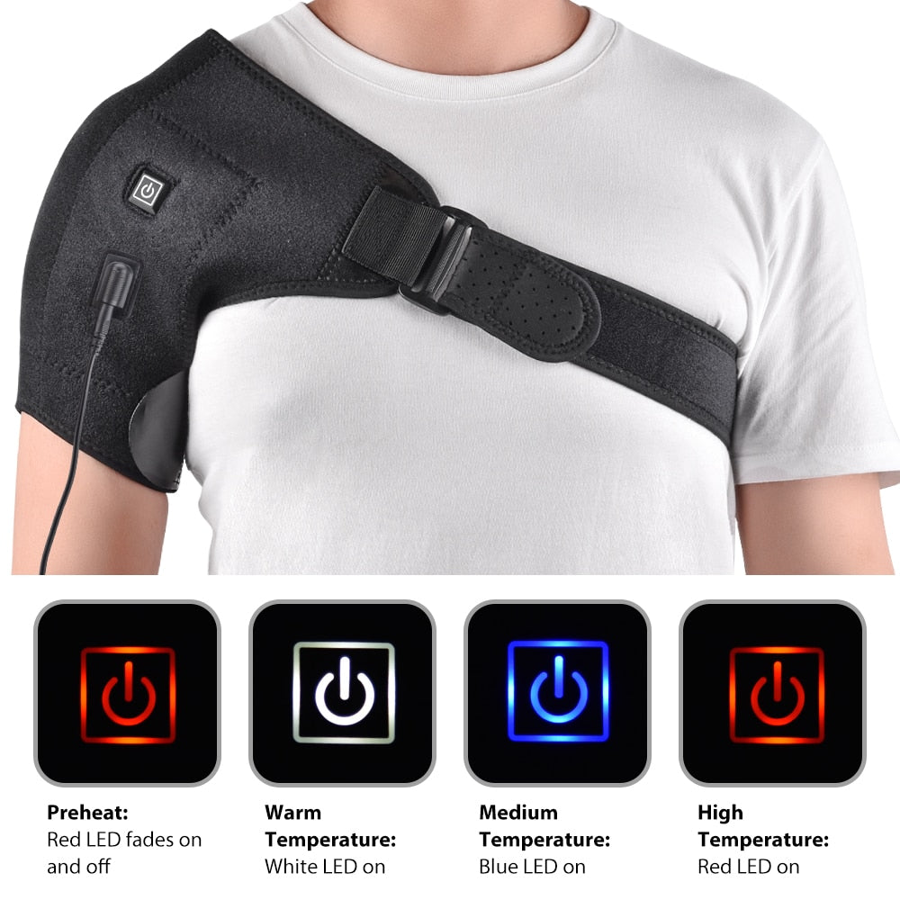 Electric Heat Therapy Shoulder Support Brace