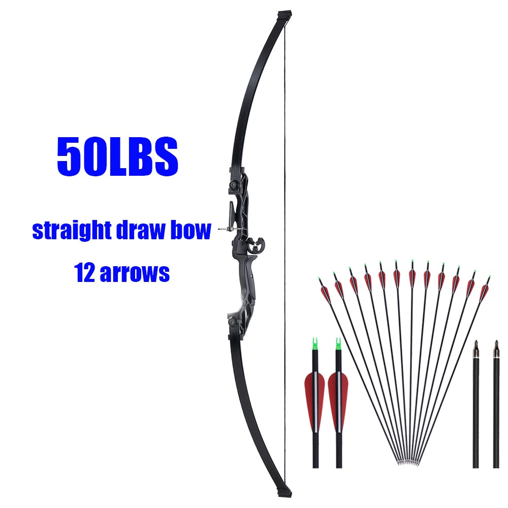 Archery Huntingdoor Recurve Hunting Bow Set 30-40 Lbs