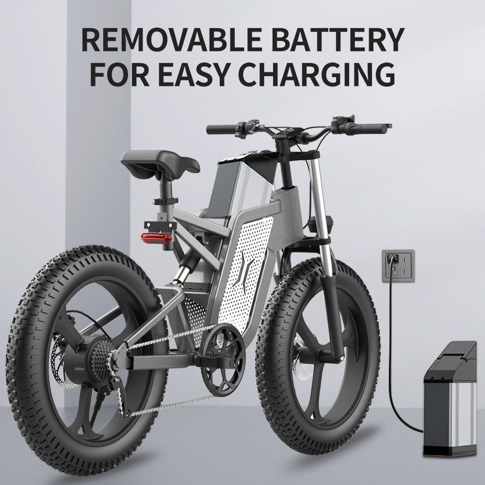 Mountain/City Off-Road Electric Bike 2000W 48v E bike