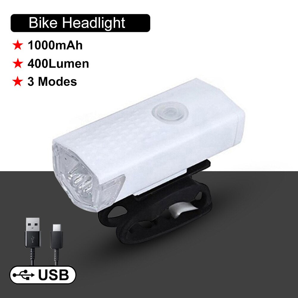 Bicycle Lumen Rear Light USB Rechargeable Waterproof Bike Taillight