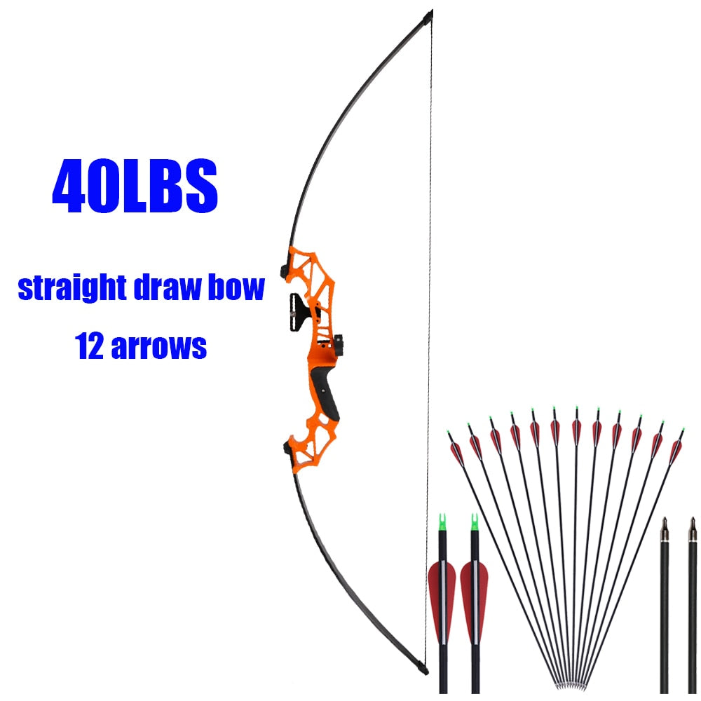 Archery Huntingdoor Recurve Hunting Bow Set 30-40 Lbs