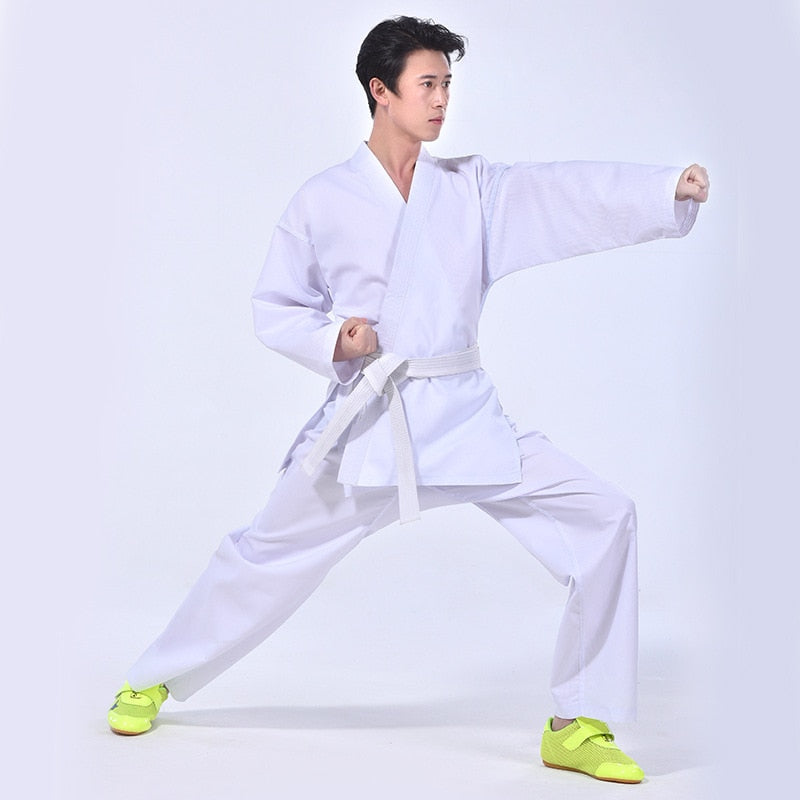 Martial Art Traditioinal Karate White Uniform With Belt