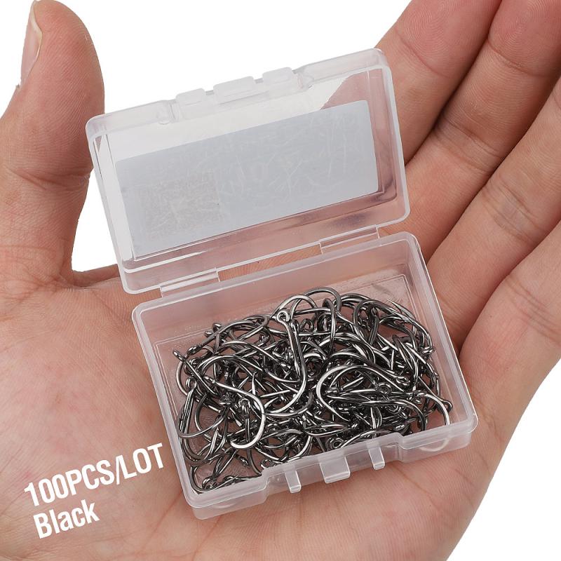 Carbon Steel Fishing Hooks (50 Pc)