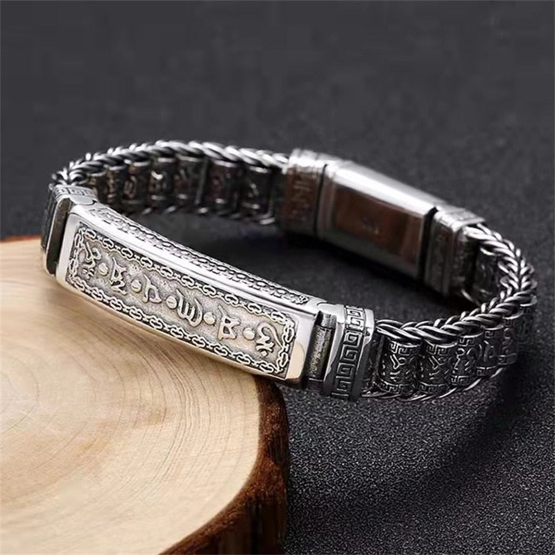 Mens Thai Silver Chain Bracelet Jewelry