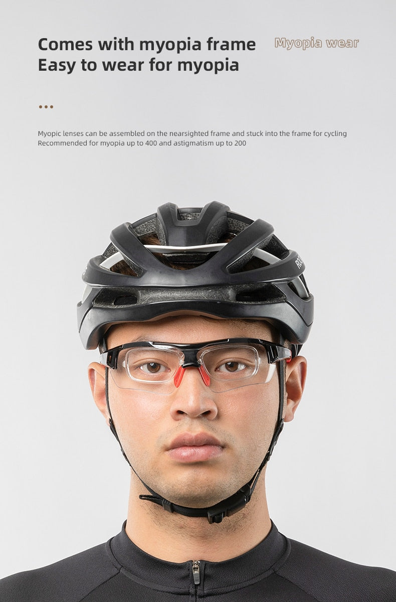 SUNGLASS "ROCKBROS" Polarized Cycling Sunglass lenses