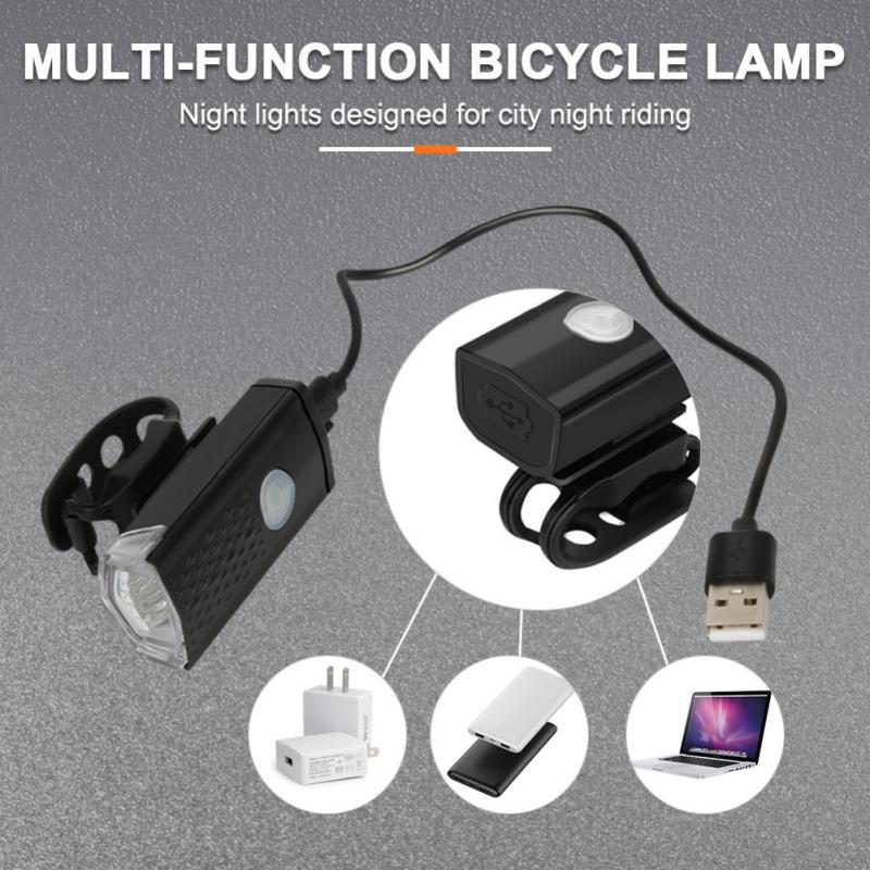 Bicycle Accessory Front Headlight Rechargeable Lantern Lamp