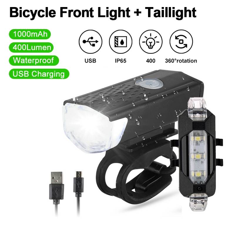 Bicycle Accessory Front Headlight Rechargeable Lantern Lamp