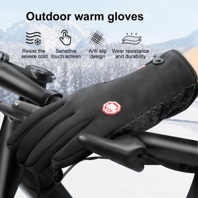 Winter Gloves TouchScreen Thermal Cashmere, Polyester, Microfibe Cycling Gloves