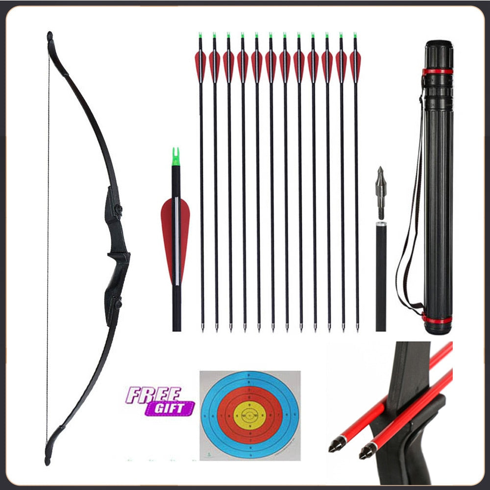 Archery Right/Left Hand Recurve Hunting Bow 20/30/40 lbs