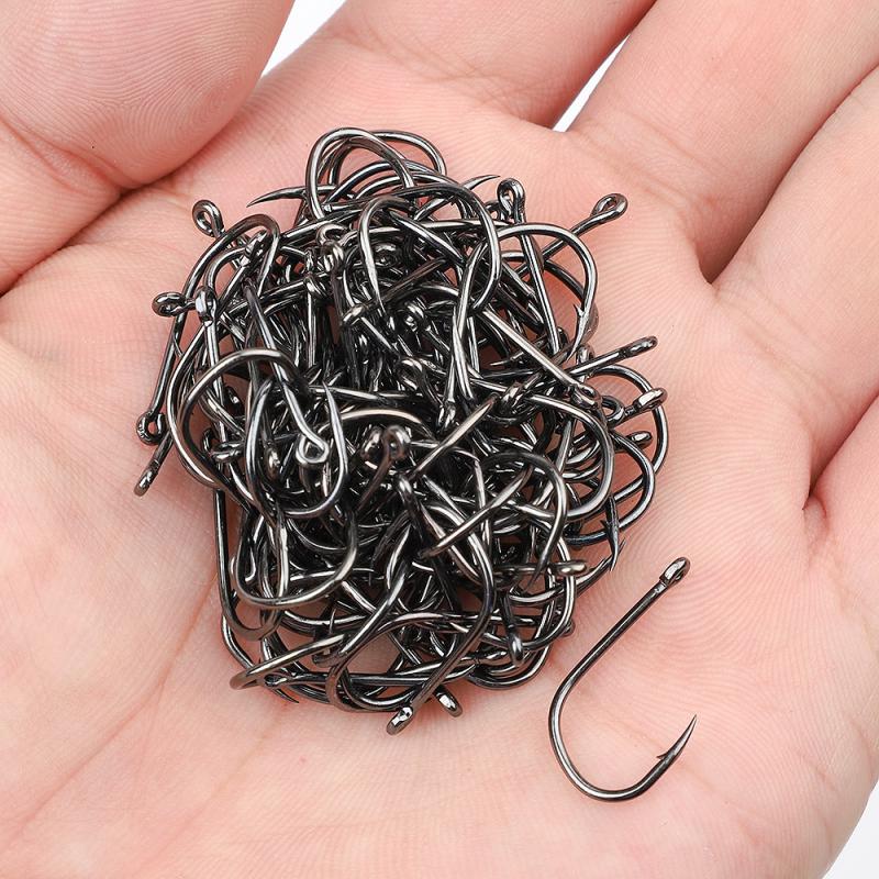 Carbon Steel Fishing Hooks (50 Pc)