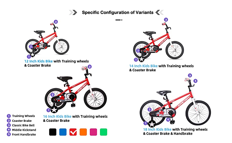 Children "JOYSTAR" Kids Bike,  2-13 Yr Olds