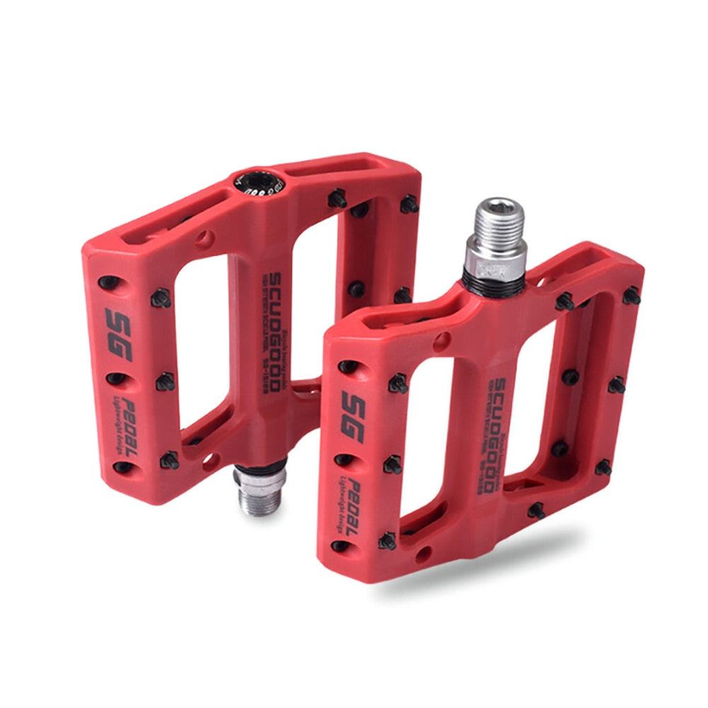 Bicycle Mountain Bike Pedal Ultra-light Nylon Fiber Bearing Pedals