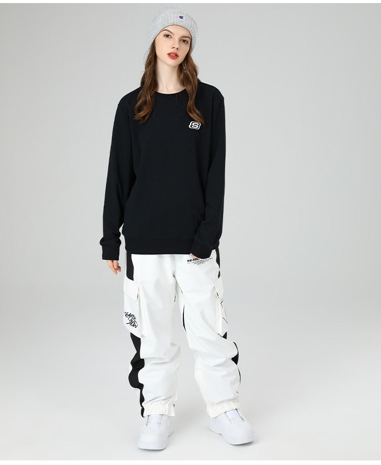 Ski Winter (SEARIPE) Reflective Snow Pants,  Men and Women