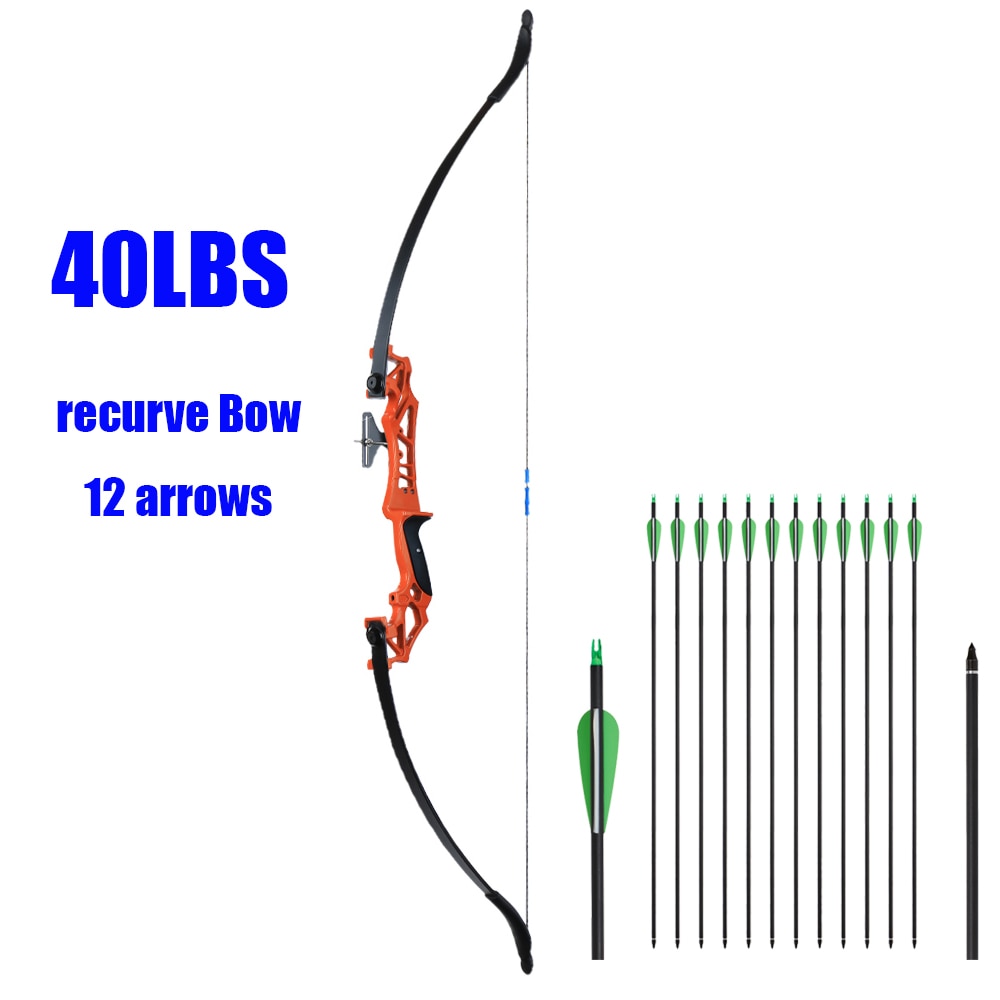 Archery Huntingdoor Recurve Hunting Bow Set 30-40 Lbs