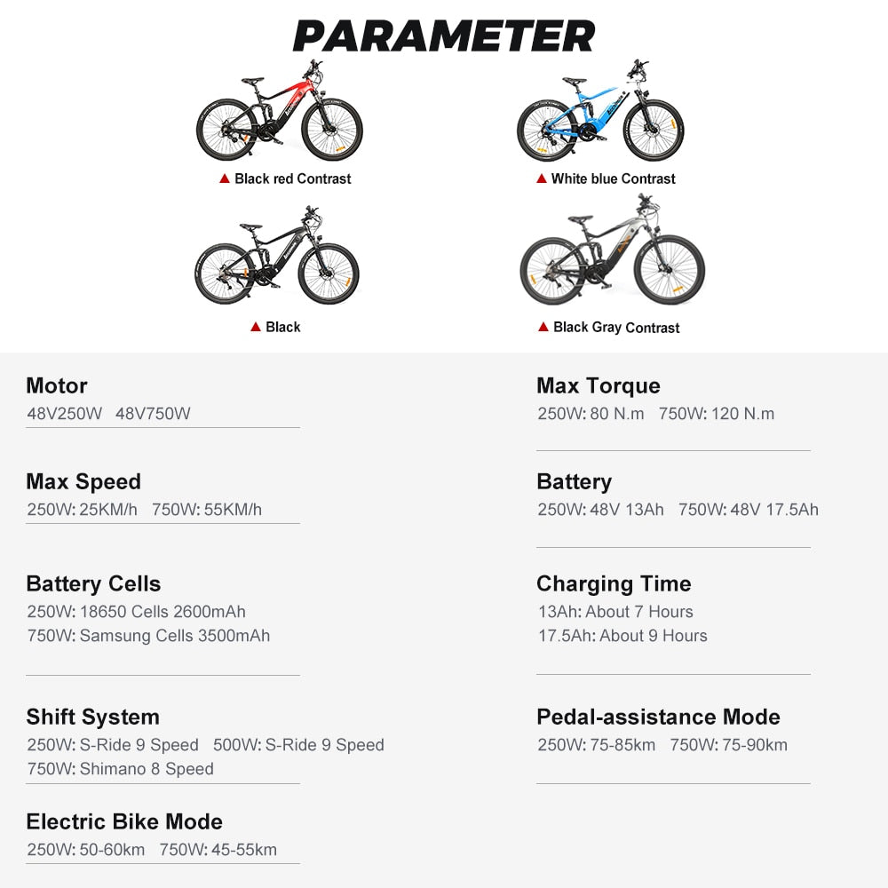 Accolmile Electric Mountain eBike