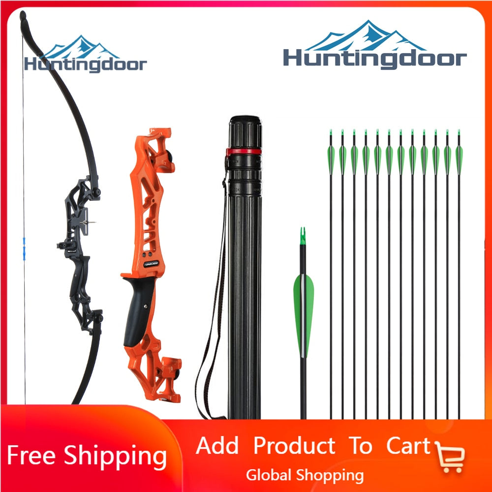 Archery Huntingdoor Recurve Hunting Bow Set 30-40 Lbs