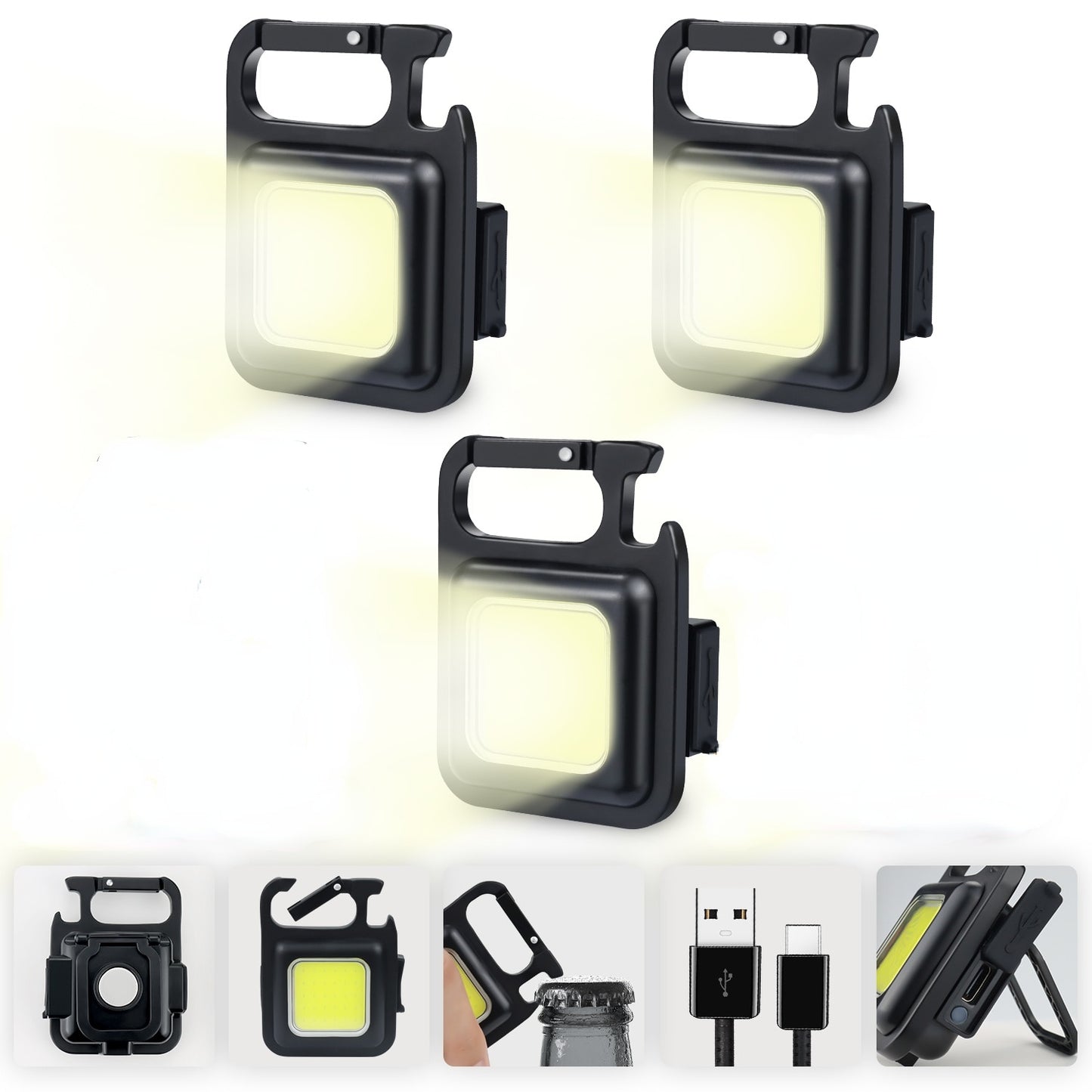 Camping Rechargeable Portable Lanterns Light 1-5 pc Packages