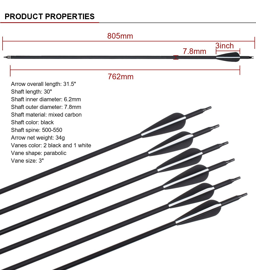 Archery Right/Left Hand Recurve Hunting Bow 20/30/40 lbs