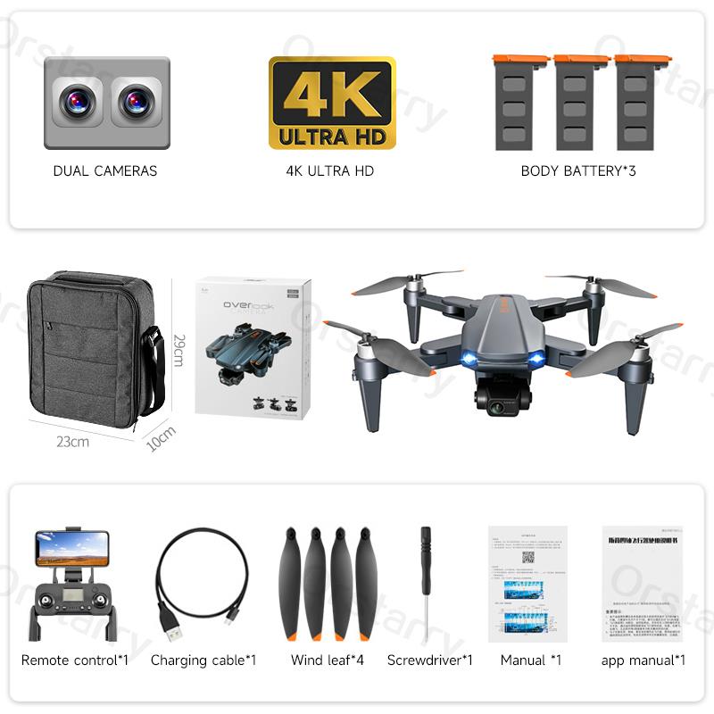 RG106 Professional Drone Wide Angle Lens 8K UHD Video Recording Smart Drone