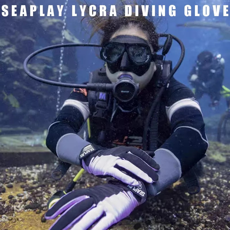 Scuba/Snorkel Long Finger Diving Gloves Scuba