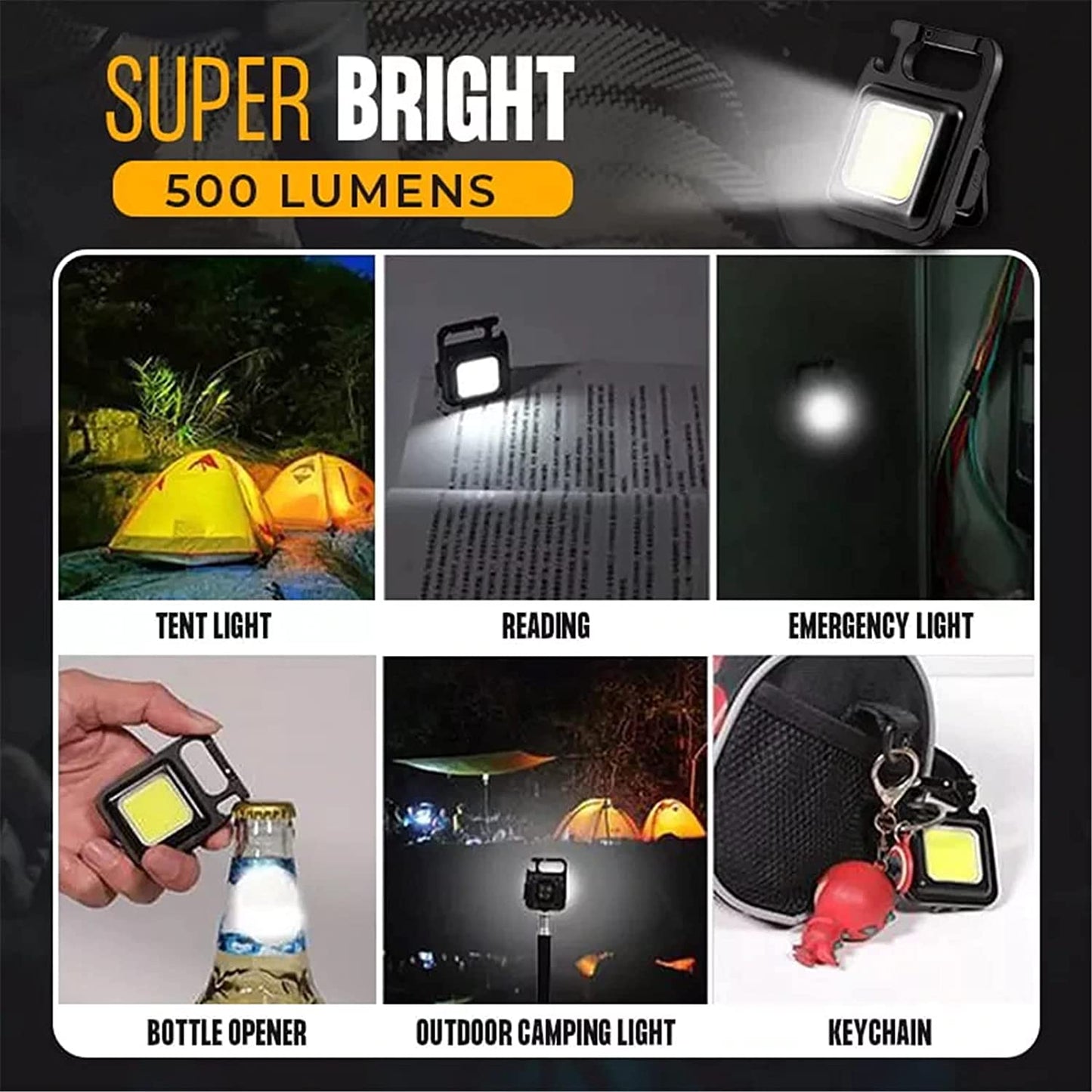 Portable Rechargeable Pocket LED Lantern