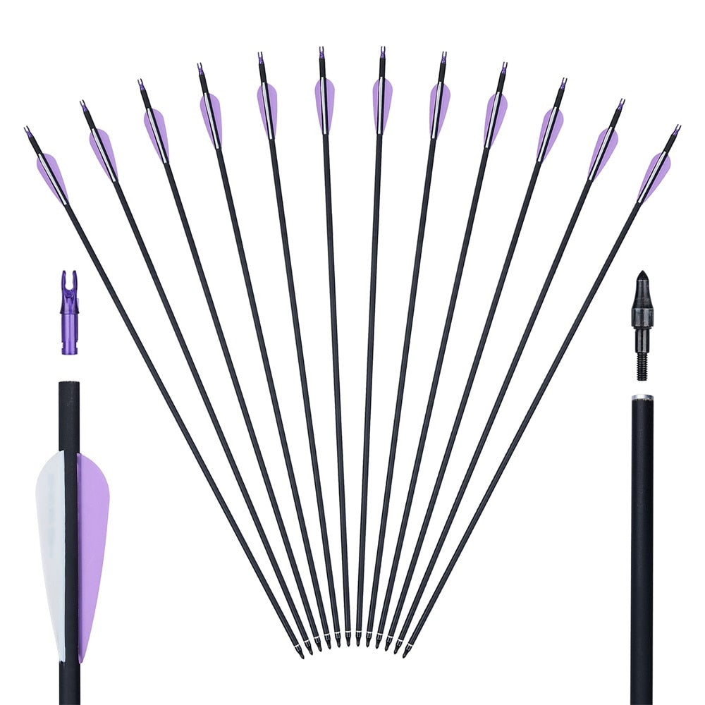 Archery Hunting Carbon Mixed Arrows 31.5 inch