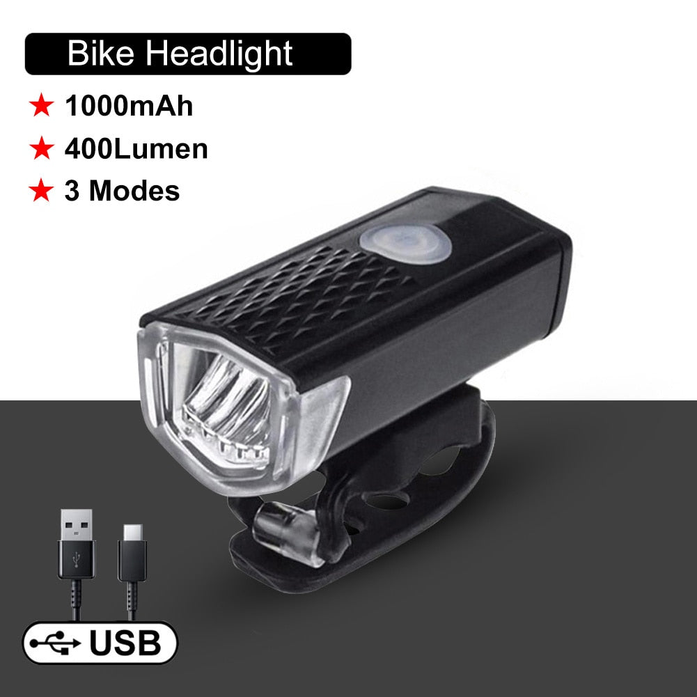 Bicycle Lumen Rear Light USB Rechargeable Waterproof Bike Taillight