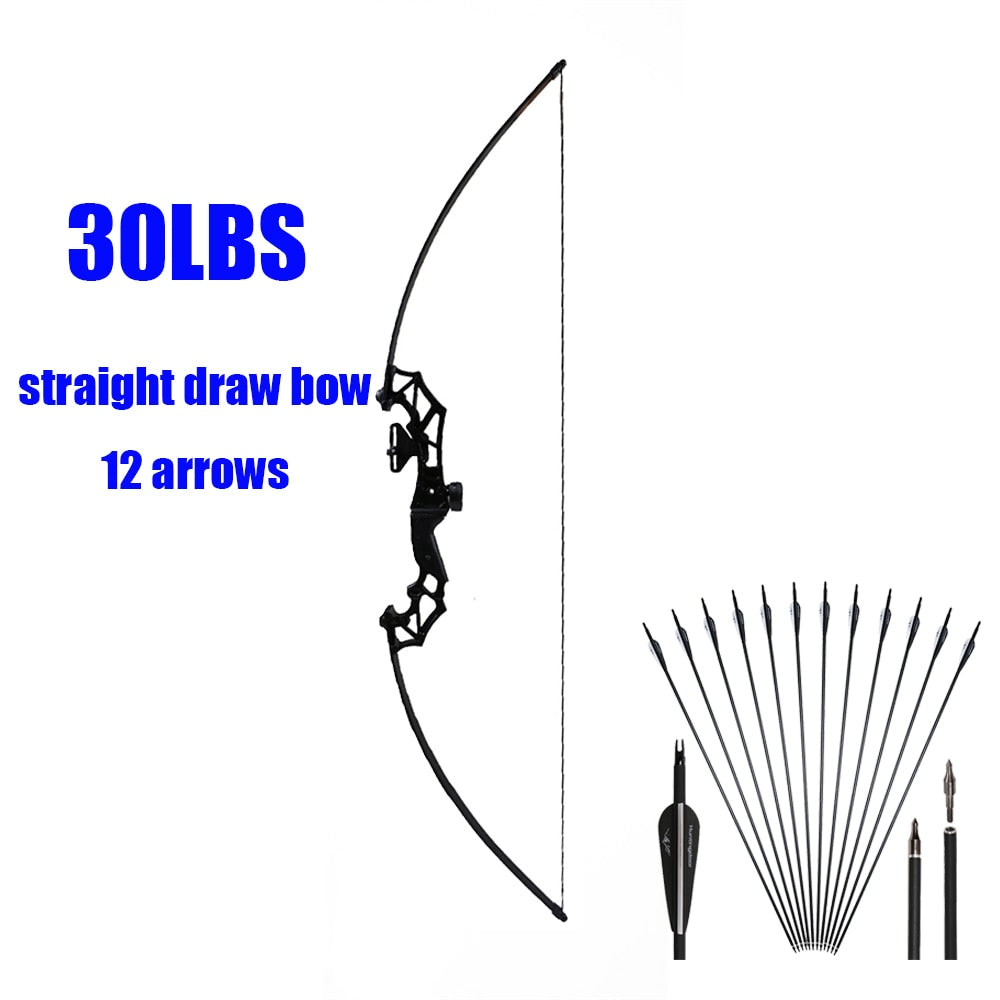 Archery Huntingdoor Recurve Hunting Bow Set 30-40 Lbs