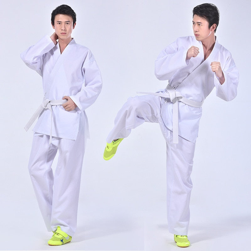 Martial Art Traditioinal Karate White Uniform With Belt