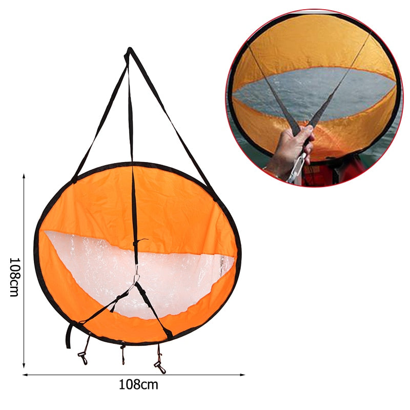 PVC Foldable Kayak Wind Chutes for Water Sailing Sports