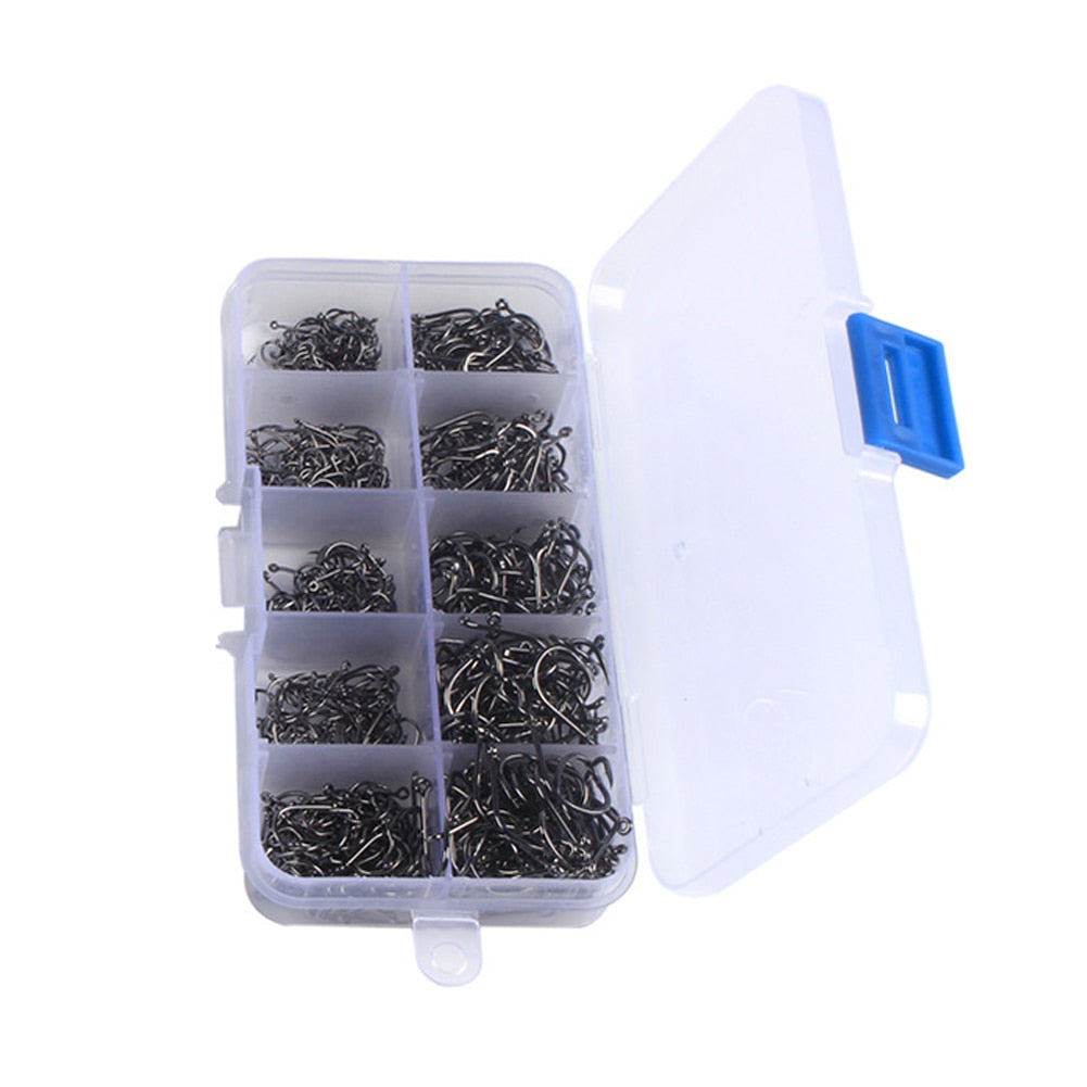 FISHING Hooks Carbon Steel 600/1000 pcs Box