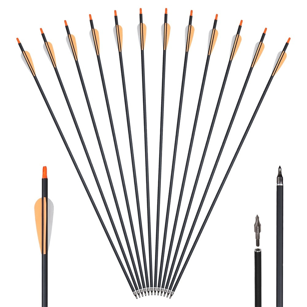 Archery Hunting Carbon Mixed Arrows 31.5 inch