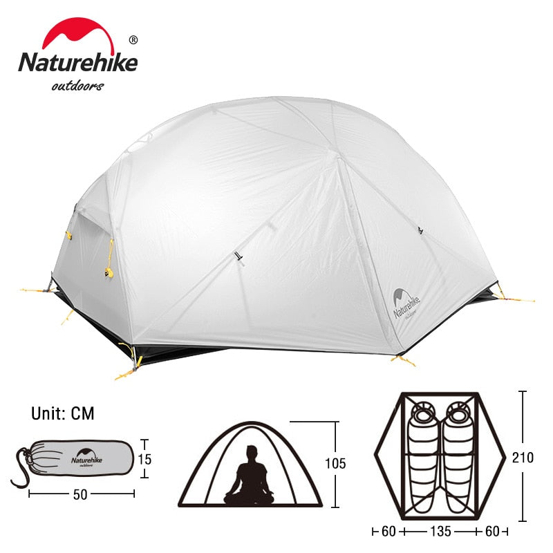 TENT "NATUREHIKE" Mongar Double Layer Waterproof Tent