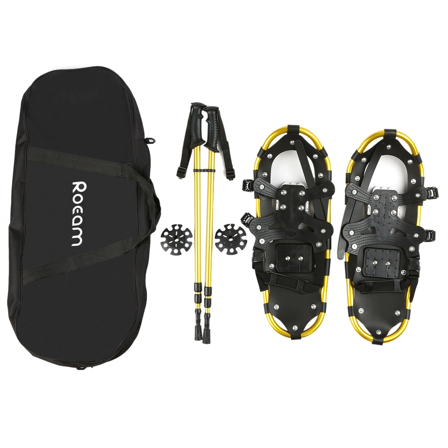 Adjustable Snowshoes  w/Ski Trekking Poles