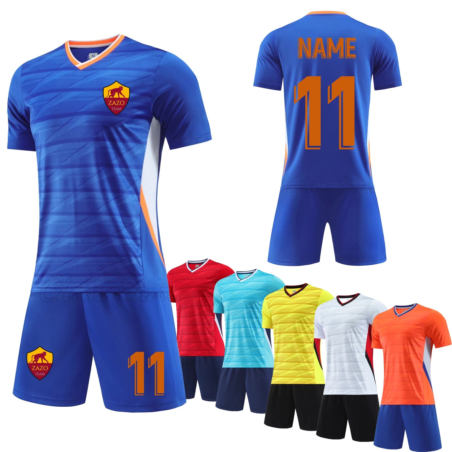 Jersey Sport Uniform for Kids & Adult, Soccer/Futbol/Rugby