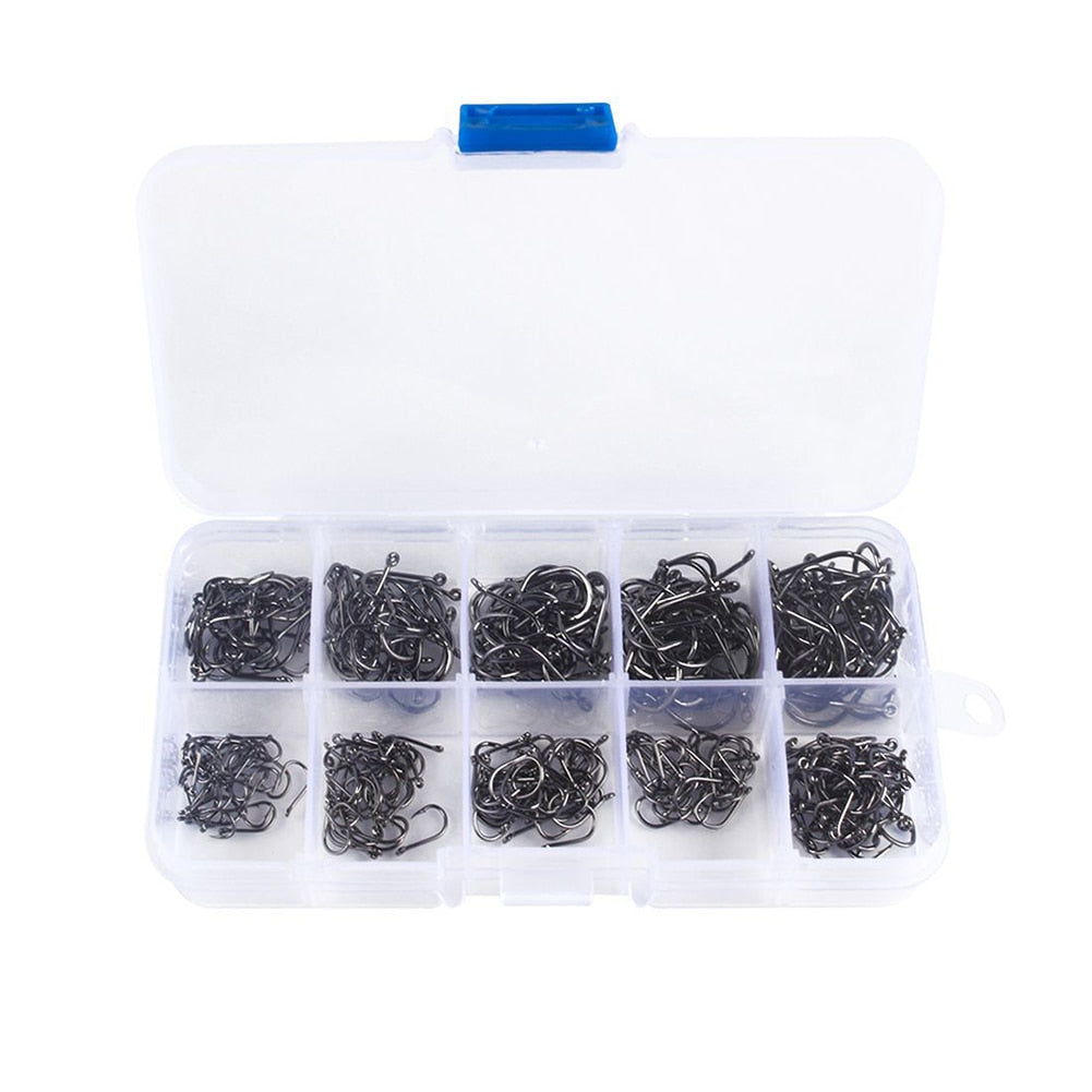 FISHING Hooks Carbon Steel 600/1000 pcs Box