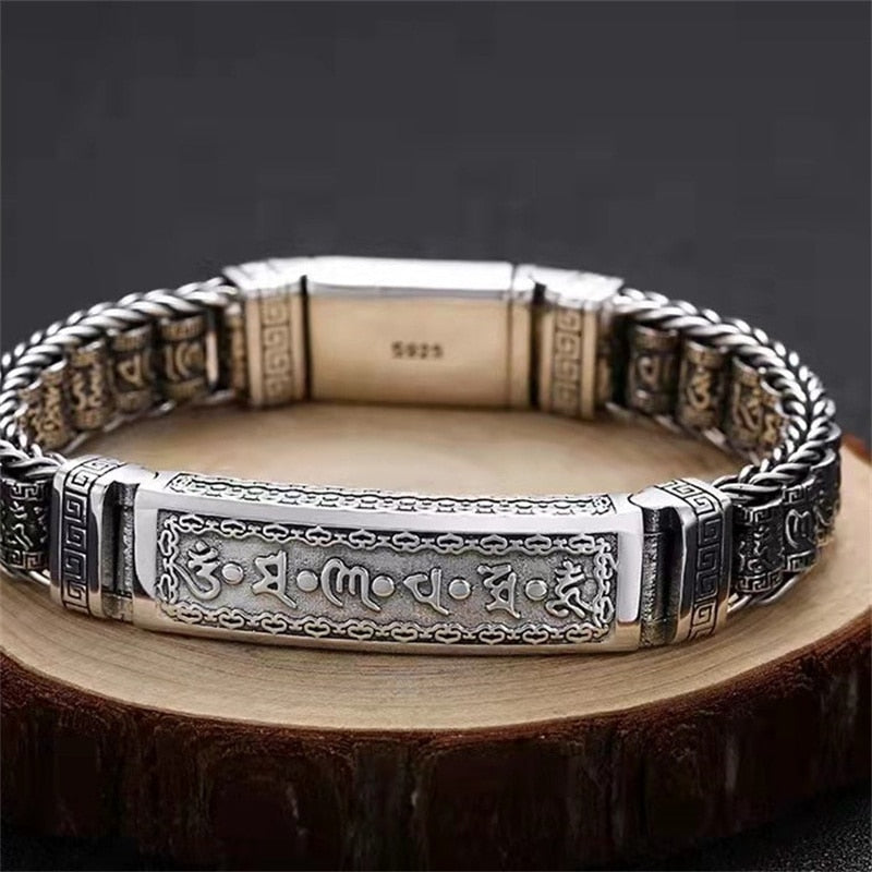 Mens Thai Silver Chain Bracelet Jewelry