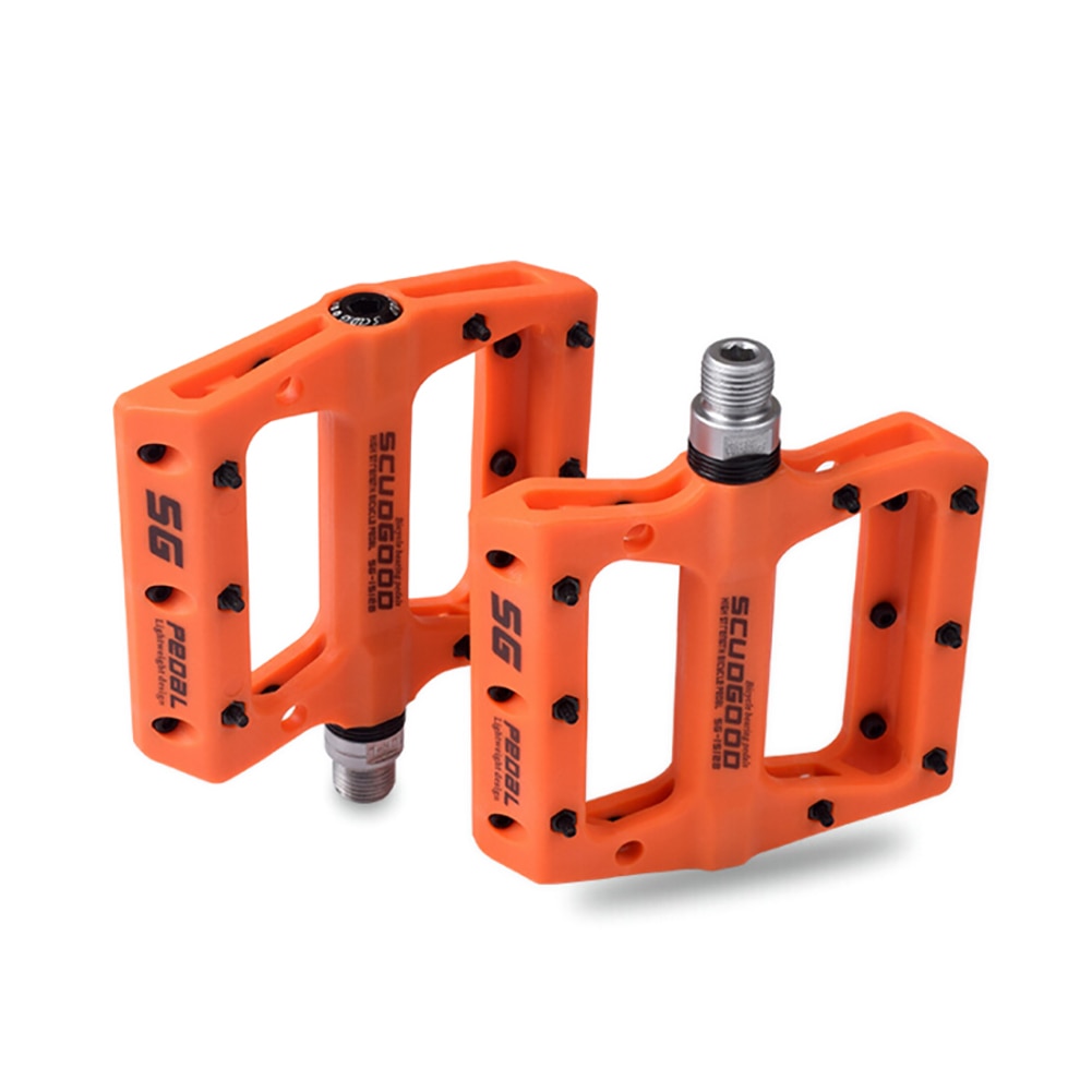 Bicycle Mountain Bike Pedal Ultra-light Nylon Fiber Bearing Pedals